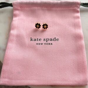 Kate Spade Black and Gold Earrings